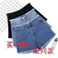 2020新款牛仔短裤女夏高腰大码宽松韩版显瘦学生百搭阔腿a字热裤