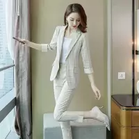 单/套装 西装外套女百搭2020春秋新款时尚韩版气质小西服职业