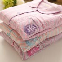 春秋加厚磨毛绒布加肥棉长袖秋季开衫家居服睡衣女秋厚款冬套装