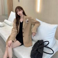 2021春秋新款小西装女外套休闲宽松百搭韩版女装上衣小个子学院风