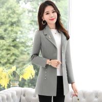 2021秋冬新款毛呢外套小个子修身显瘦气质呢子大衣百搭妈妈女装潮