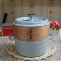 出口铸铁珐琅锅汤锅炖锅不粘锅炖肉锅加厚搪瓷锅生铁锅无涂层