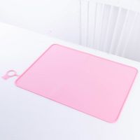 防溢小学生餐垫硅胶儿童一年级宝宝桌垫防水防油隔热可折叠午餐布