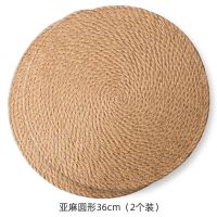 亚麻餐垫大号锅垫家用防热垫菜垫子碗垫子隔热垫防烫垫碗垫餐盘垫