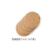 亚麻餐垫大号锅垫家用防热垫菜垫子碗垫子隔热垫防烫垫碗垫餐盘垫