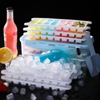 新疆包个邮冰格速冻器冻冰块模具制冰盒硅胶冻冰带盖家用