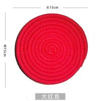 日式创意猫耳隔热垫餐桌垫厨房编织锅垫防烫垫可爱杯垫茶杯垫碗垫