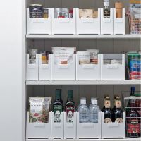 厨房橱柜收纳盒日式抽屉分类整理盒塑料盒桌面收纳筐护肤品收纳盒