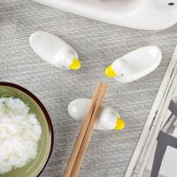 创意陶瓷筷子托筷子架筷枕家用酒店日用手绘鸭子筷托筷架筷垫套装