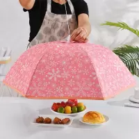冬季食物保温菜罩饭菜餐桌饭罩家用盖菜罩加热菜折叠加厚罩子