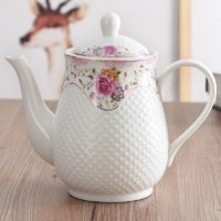 茶壶泡茶耐高温陶瓷大号家用花茶壶单壶带过滤饭店大容量凉冷水壶