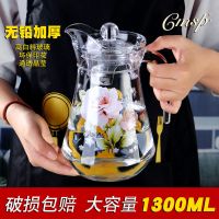 玻璃水壶套装家用冷水壶水具套装加厚凉水壶泡茶壶玻璃杯子套装