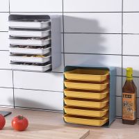 厨房置物架免打孔挂墙上备菜盘蔬菜家用壁挂配菜盘火锅菜盘