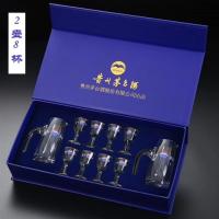 白酒杯礼盒套装中式酒盅无铅水晶分酒器茅台小酒杯烈酒杯小号