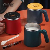 304不锈钢保温水杯带盖防摔上班族马克杯办公室情侣ins牛奶咖啡杯