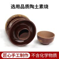 中式土陶泡菜坛子传统家用带盖水密封泡菜腌菜发酵加厚陶瓷罐子