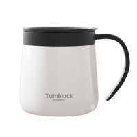 保温咖啡杯欧式小马克杯带把手办公不锈钢保温水杯