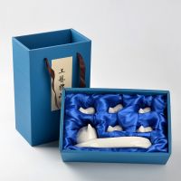 创意陶瓷筷子托筷子架筷枕家用酒店日用手绘鸭子筷托筷架筷垫套装