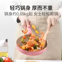 出口麦饭石平底锅不粘锅煎锅家用电磁炉燃气灶通用