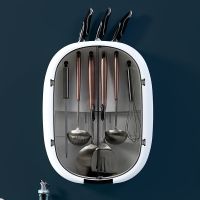 厨房置物架免打孔沥水锅铲勺子挂钩刀架墙壁挂式厨具收纳