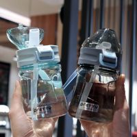 吸管杯小巧便携户外运动耐摔水瓶女学生成人健身杯子塑料水杯