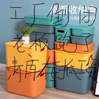 桌面收纳盒多功能杂物收纳筐宿舍内衣袜子整理收纳箱塑料