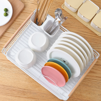 厨房碗碟架放碗筷子沥水架家用水槽台面装碗筷碗柜餐具置物架铁艺