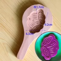木质月饼模型印具木质面食花样绿豆糕点心做印冰皮蒸馒头家用模具