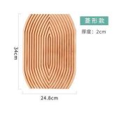 创意蛋糕托盘实木隔热木杯垫咖啡托盘木质面包板ins摆件拍照道具