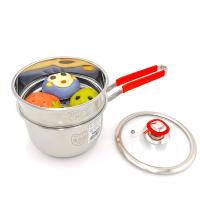 奶锅304不锈钢加厚婴儿宝宝辅食锅复底煮面不粘小汤锅