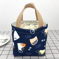 防水保温饭盒袋加厚抽绳手提袋铝箔保温便当包带饭包饭盒收纳袋