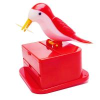 按压家用自动牙签盒网红同款牙签盒可爱个性时尚啄木鸟牙签桶