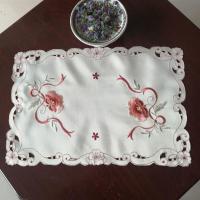 销售刺绣镂空餐桌隔热垫茶盘茶具盖巾梳妆台电视柜盖巾