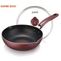 [5.1大促]苏泊尔(SUPOR)不粘锅平底锅煎锅炒菜锅火红点聚油底加深牛排锅燃气电磁炉通用 PJ26R4 26cm