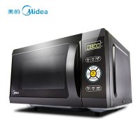 美的(Midea)M1-L201B 微波炉烤箱一体机 小型家用20升微波炉 光波加热钻石背板