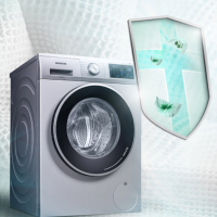 西门子(SIEMENS) WJ45UQ080W 洗烘一体机 全自动变频滚筒洗衣机 热风除菌清新
