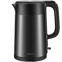 苏泊尔(SUPOR)电水壶1.7L大容量酷炫双钢机身双层无缝内胆电水壶SW-17S32A