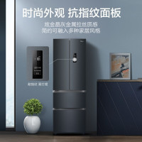 美的(Midea)BCD-321WFPM(E)法式四开门多门小型家用风冷无霜双变频一级能效超薄电冰箱节能低噪
