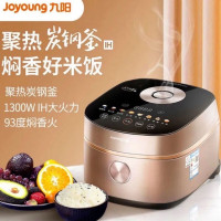 九阳电饭煲家用多功能IH电磁加热铁釜球形内胆智能可预约触控屏电饭锅 F40T-F951 4L