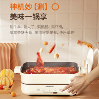 九阳(Joyoung)家用多功能料理锅4L电火锅IH立体加热电热锅多档可调分体式电煮锅C16LL-C730