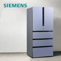西门子(SIEMENS) 法式多门冰箱 KF86NAA90C 变频一级能效 大容量491升 精细分类 银灰色