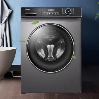 海尔(Haier)XQG100-B306变频滚筒变频滚筒洗衣机全自动10KG洗衣机全自动10KG除菌螨香薰除菌 星蕴银