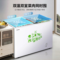 [请咨询库存]容声BCD-230ZKM蝶形门冰柜家用商用大冷藏小冷冻双温冷柜 节能