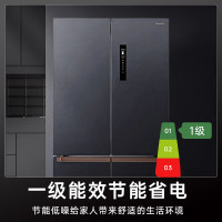 松下(Panasonic)575升十字门多门家用冰箱超薄嵌入式冰箱四开门NR-EW58CPA-S