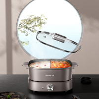 九阳(Joyoung) ZMD安心系列 2000W大火力 家用6L 大容量多用途锅电热锅 电火锅HG60-G955 单机