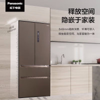 松下(Panasonic) NR-W581TM-T 573升宽幅变温双循环超薄嵌入式大容量多门法式冰箱 微冻保鲜臻材保鲜