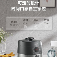 苏泊尔60FC8012Q电压力锅家用4-6人大容量电压锅 球釜双胆智能电高压锅电饭煲多功能快煮 智能预约触控操作 6升