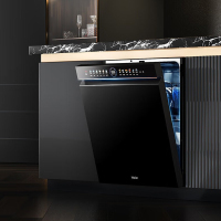 海尔(Haier) EYBW152266BK 15套晶彩系列嵌入式双面洗洗碗机W5000 智能变频 9D精洗 新一级水效