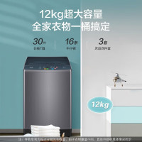 海尔出品统帅波轮洗衣机全自动12公斤大容量租房神器智能预约漂甩二合一健康护衣 12公斤大容量TQB120-Z960
