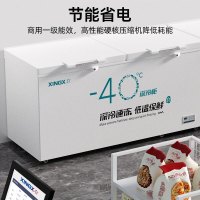 星星(XINGX)718升零下40℃卧式单温深冷速冻柜商用大容量生鲜柜电子温控数字温显超低温BD/BC-718SD